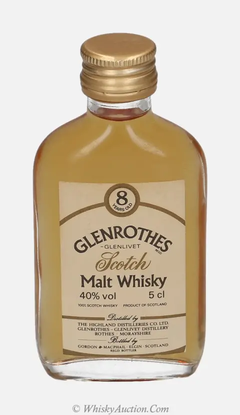 Glenrothes Distillery Labels 8 let – Gordon & MacPhail