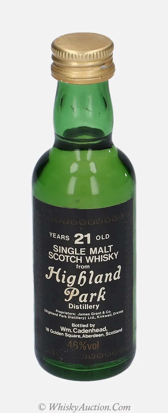 Highland Park 21 let – Wm. Cadenhead