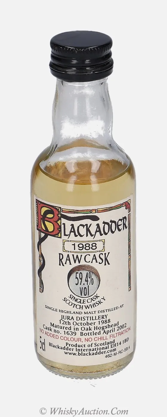 Isle of Jura Raw Cask (12.October 1988 / April 2002) – Blackadder International