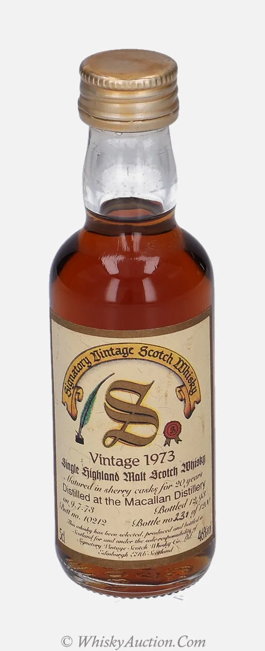 Macallan 20 let (9.7.1973 / 12.1993) – Signatory Vintage Scotch Whisky Co. Ltd.
