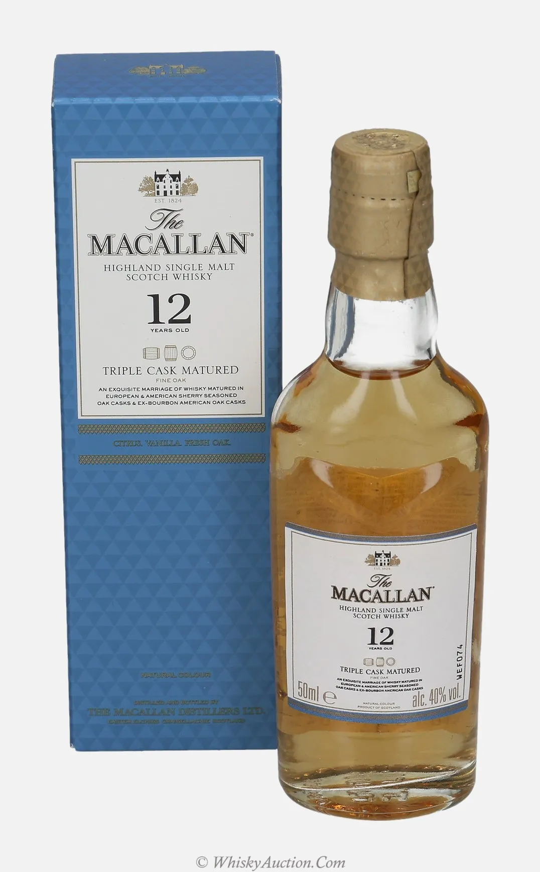 Macallan Fine Oak Triple Cask Matured 12 let