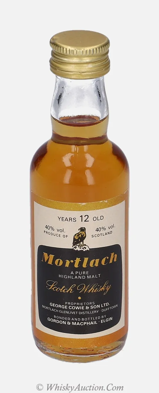 Mortlach Distillery Labels 12 let – Gordon & MacPhail