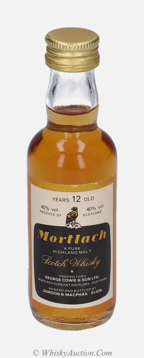 Mortlach Distillery Labels 12 let – Gordon & MacPhail