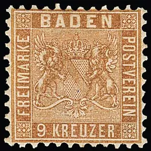 1 Kr. schwarz, 6 Kr. preußischblau (rs. leichte Farbspuren bzw. kl. Gummiabsplitterungen) sowie 9 Kr. gelbbraun je ungebraucht, Mi. 380,-