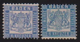 6 Kr. Prussian blue impeccable unused, signed Bühler and photo-expert Stegmüller. Mi. 300,- (with "a")