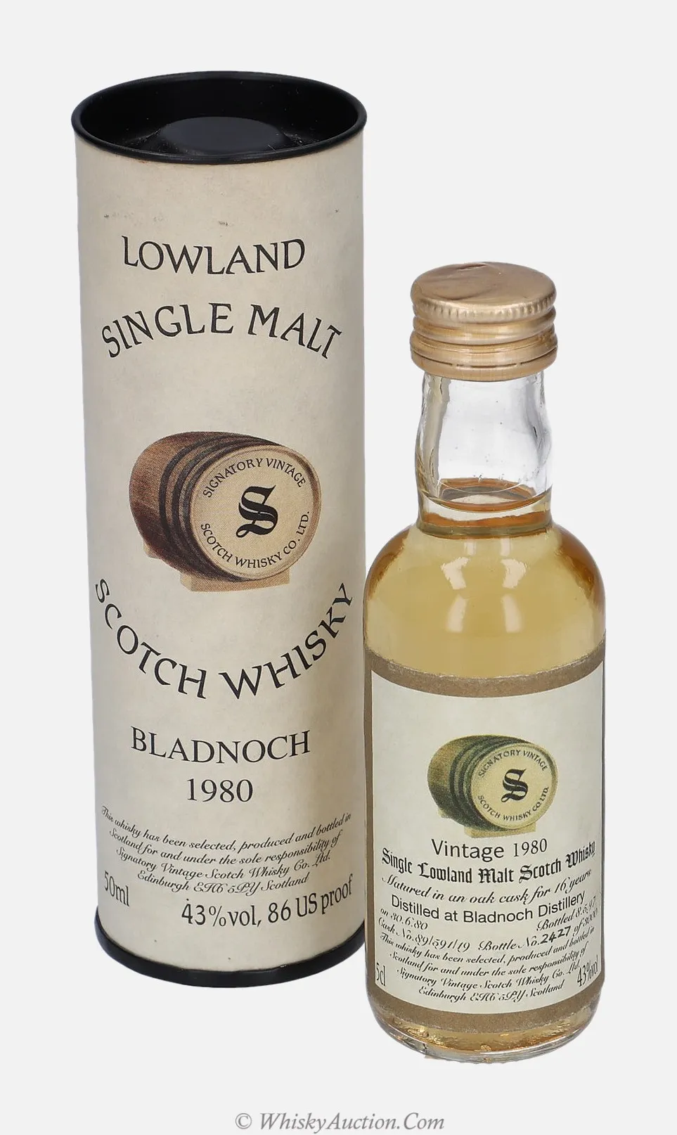 Bladnoch 16 lat (30.6.1980 / 8.5.1997) – Signatory Vintage Scotch Whisky Co. Ltd.