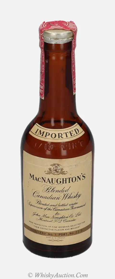 MacNaughton's Blended Canadian Whisky 1/10 pinty