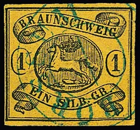 "Börssum", rare K2 du type sans date, net et centré sur 1 Sgr. (lég. déf.)