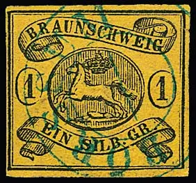 "Börssum", rare K2 du type sans date, net et centré sur 1 Sgr. (lég. déf.)