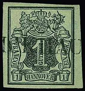 1 Ggr. schw./graugrün, Plattenfehler I, III, IV und V je gest., für IV und V je Fotoexp. Berger. Mi. 360,-
