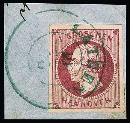 1 Gr. rose, rose carmin et rose lilas, quatre fragments de lettre de cabinet, deux du bord
