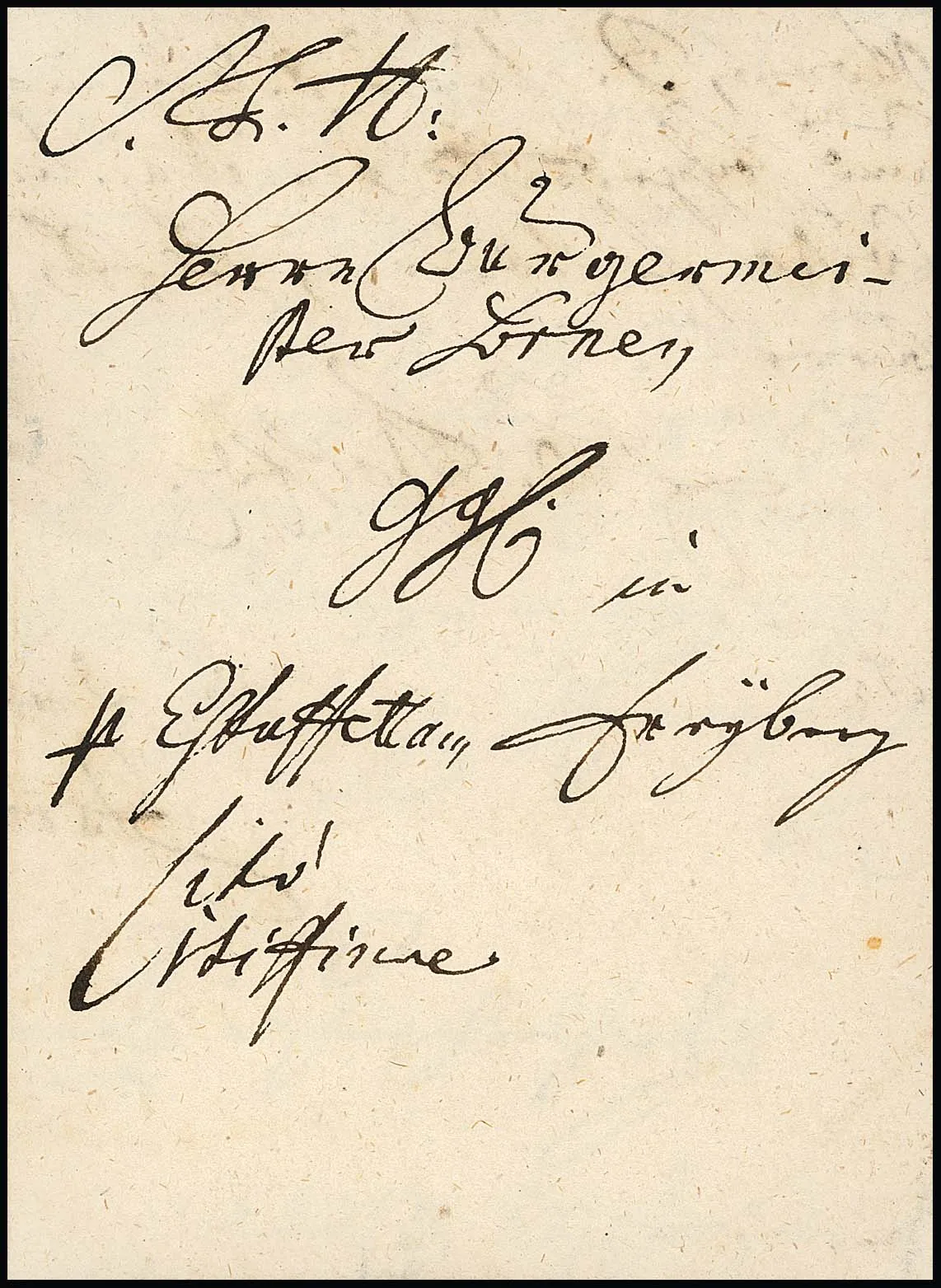 "Oederan", 1729, lettre de cabinet "p. Estaffettam, cito, citissime" pour Freiberg, à notre connaissance la plus ancienne lettre d'estafette connue de Saxe, ici un envoi urgent transporté contre frais élevés (12 Ggr. par mile franco plus 16 Ggr. de frais de course)