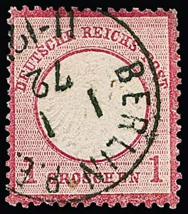 1 Gr. rose, pièce de choix avec K1 clair du premier jour "Berlin 1.1.72", photo exp. Krug