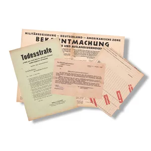 Imprimés américains – lot de 20 ordonnances
