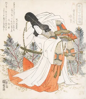 Kuniyoshi, Utagawa – Shirabyoshi-Tänzerin