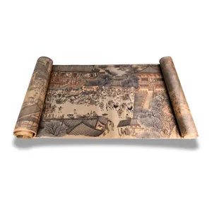 Zhang Zeduan – Qingmíng Shànghé Tú (sinice: Die Qingming-Rolle).