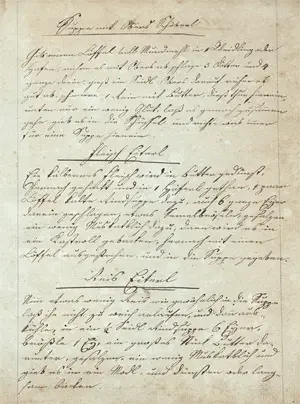 Lieselotte Chrapkowski – Manuscrit allemand sur papier