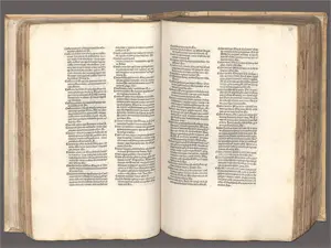 Junianus Maius – Liber de priscorum proprietate verborum. Trévise, Bernhard von Köln, 1477