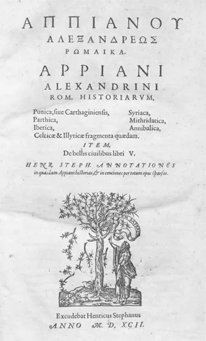 Appianus Alexandrinus – Romaika (graece.). Rom. historiarum