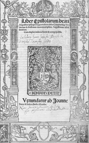 Августин, Аврелий – Liber Epistolarum. Compluriusque sanctorum & illustrium virorum ad ipsium Augustinum rescribentium.