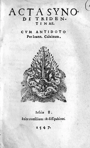 Sborník 5 reformačních tisků a Calvin, Johannes – včetně 2 spisů Joannese Calvina.