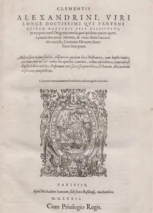 Klement Alexandrijský – Omnia, quae quidem extant opera