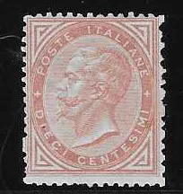 10 C. brun orangé, valeur de pointe non oblitérée sans gomme, Mi. pour charnière 2500,-