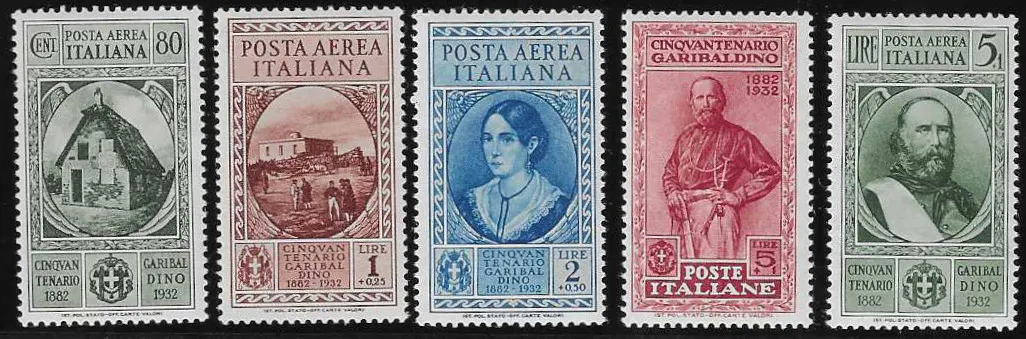 Garibaldi postfris, Mi. 240,-