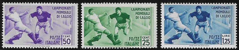 Fußball-WM 1934 postfrisch, Mi. 700,-