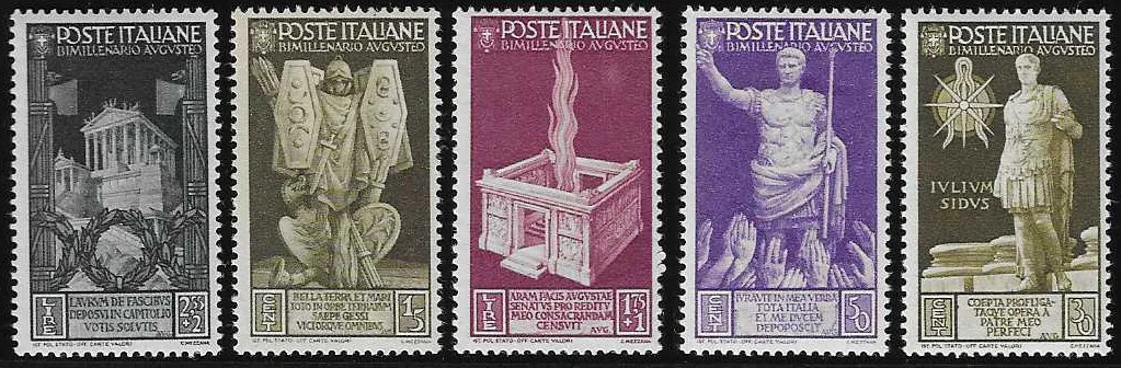 Keizer Augustus postfris, Mi. 320,-