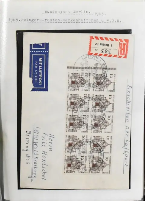 Berlin, 1951/1990, zbiór bloków i książeczek, czysty, kas. i na liście, z wieloma lepszymi jak S10 kas., książeczki 11B kas. (Mi. 100,-), książeczka 12 na liście, dwukrotnie książeczka 13 kas., książeczka 17 na liście, książeczka 22 dwukrotnie każda na liście (Mi. 220,-), książeczka 23 na liście (160,-), bloki W51/60 czyste, dużo SWK itd. Mi. 2700,-