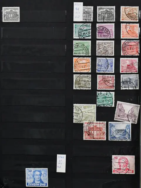Берлин, 1948/1980, ** и гаш. коллекция с надпечаток, включая № 5 гаш., 63I **, «Колокола» II/III гаш., № 87/90 ** и гаш. и т.д.,…