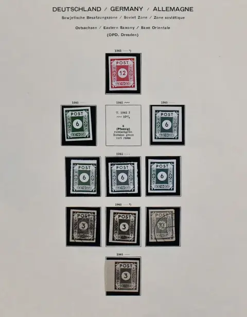 SBZ, 1945/49, neupotřebená sbírka s mnoha kompletními sériemi, mimo jiné č. 1/7B (Mi. 180,-), 8/19 vč. č. 19x/y, 20/28 vč. 23/25a/b (Mi. 187,-), 29/40x/y (180,-),…