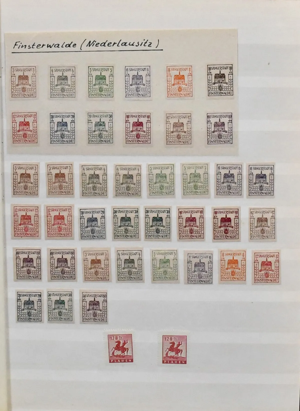 SBZ, 1945/49, E-book with about 1800 values, MNH/mint and used, with many complete sets from no. 1/7