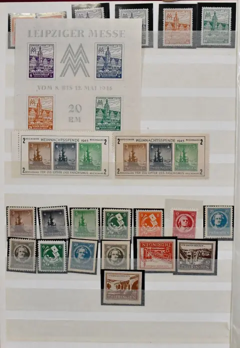 SBZ/DDR, umfangreiche, postfr./ungebr., teils zusätzlich gestempelte Sammlung mit guten Werten und Blöcken, ab Nr. 1/7B, mit MVP Nr. 8/19, 20/22, 29/40x/y,…