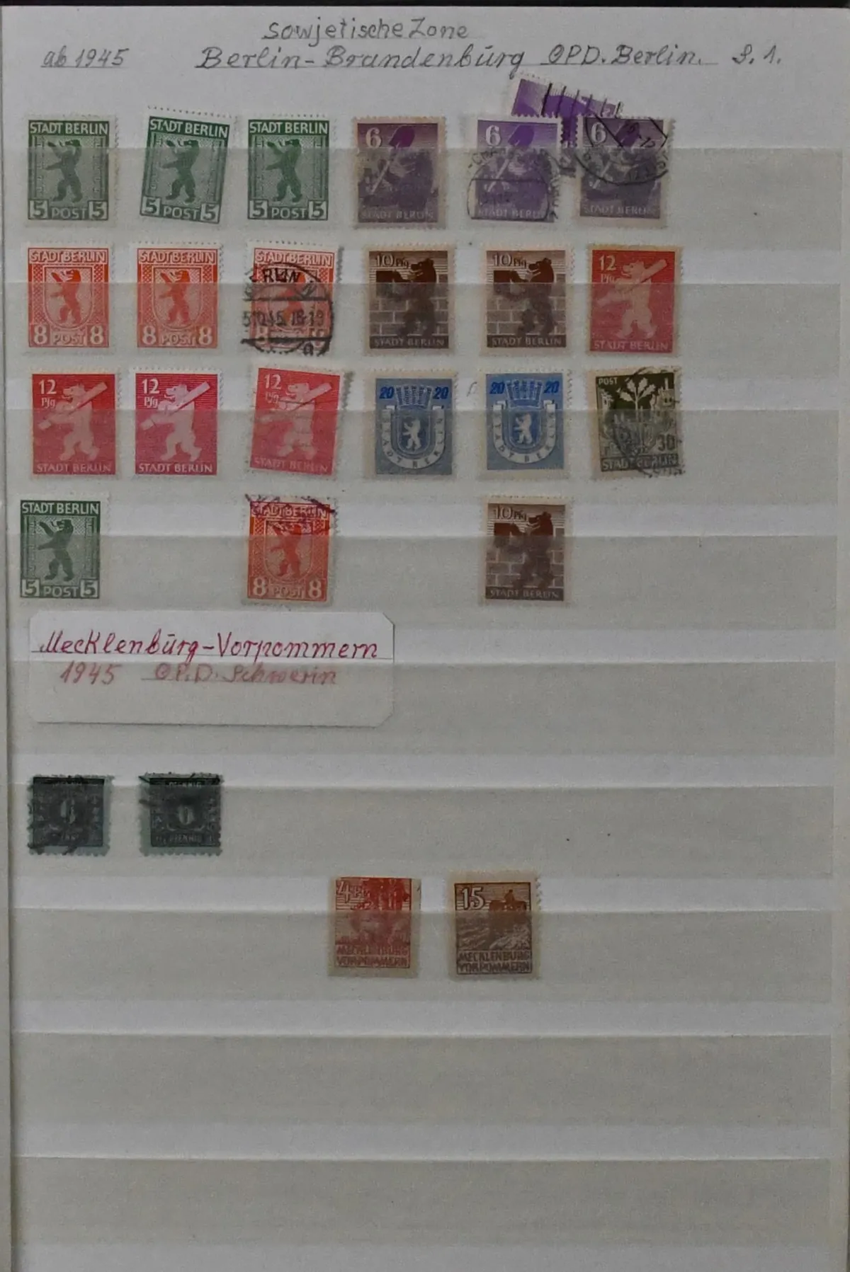 SBZ/DDR, 1945/1985, dickes E-Buch mit SBZ-Ausgaben ab Nr. 1/7, aber meist DDR, ab Nr. 242/60, mit Nr. 282/92 gest., Bl. 11 mehrf., Bl. 14 gest., Bl. 19 gest.…