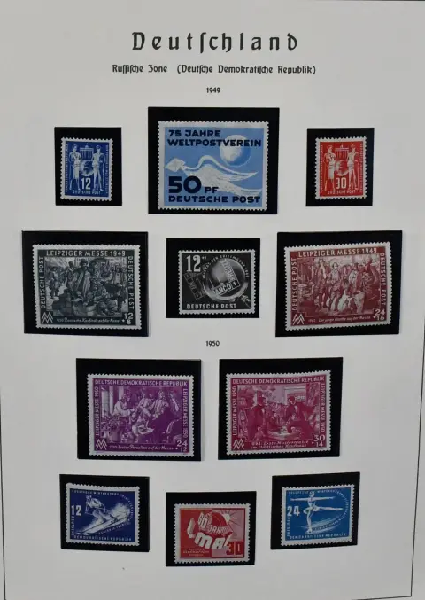 GDR, 1949-1966, complete mint collection with all highlights like Bach, Akademie, Bl. 7, Pieck