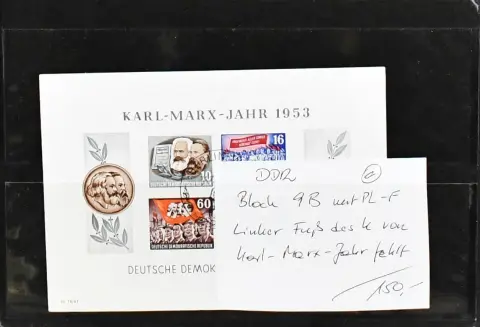 DDR, 1949-1953, Partie nur besserer Werte, postfr. bzw. gest., dabei Nr. 286-88, Chinesen mit Eckrändern (inkl. einmal DV), gepr. Schönherr BPP, Bl. 7 auf…