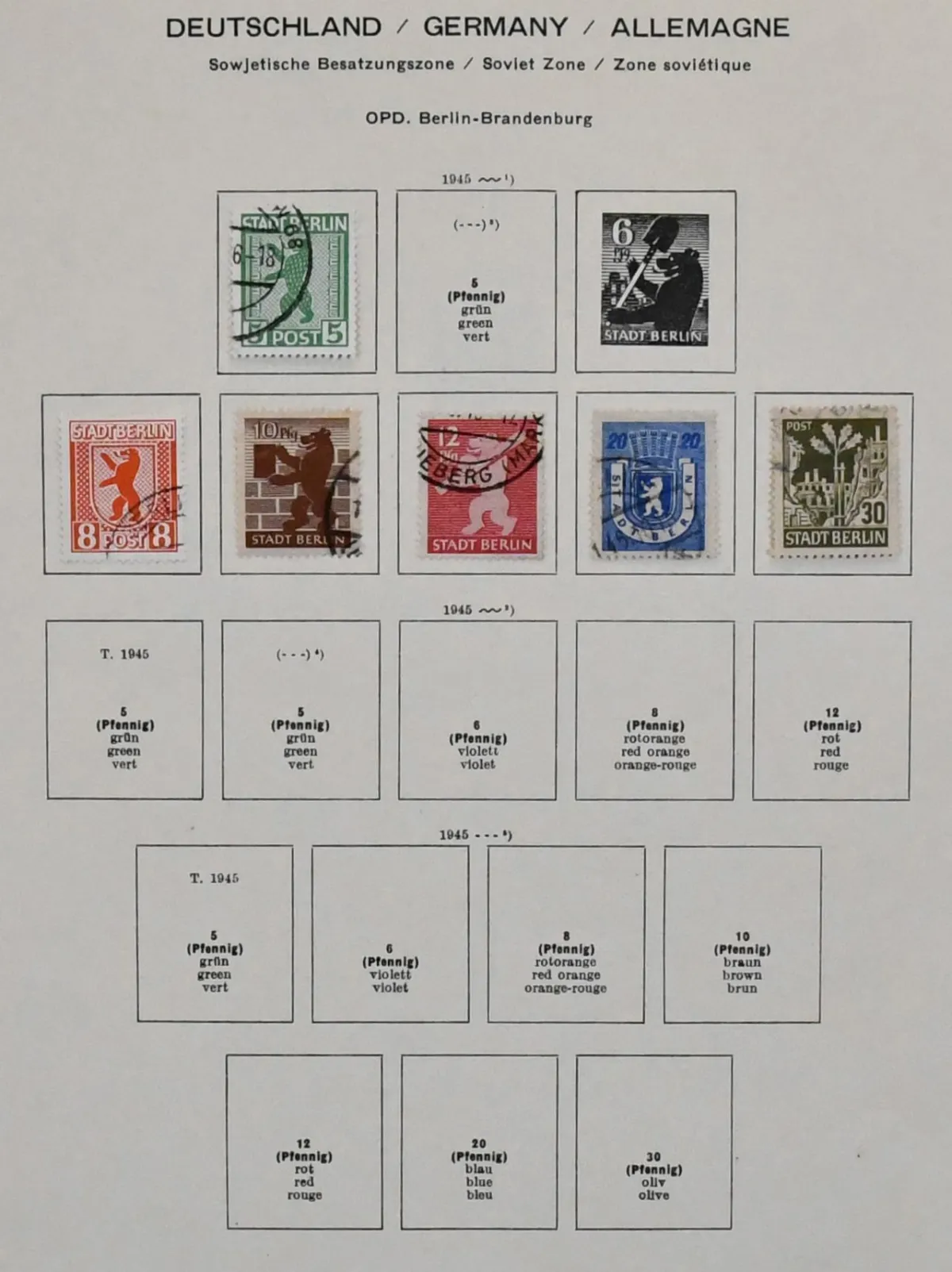 GDR, 1949/1976, used collection from no. 242, with among others Bl. 7, Bl. 8B, Bl. 11, Bl. 12 PF IV etc., from 1960-1976 almost complete, in two Schaubek pre-printed albums. Mi. 2500,-
