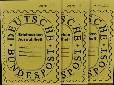 GDR, cancelled lot only of the early years up to 1959, with Bl. 8-9B, 10, 11, 12, 12X (R!), 13, 14, FJP with Hz4 etc., cheap!