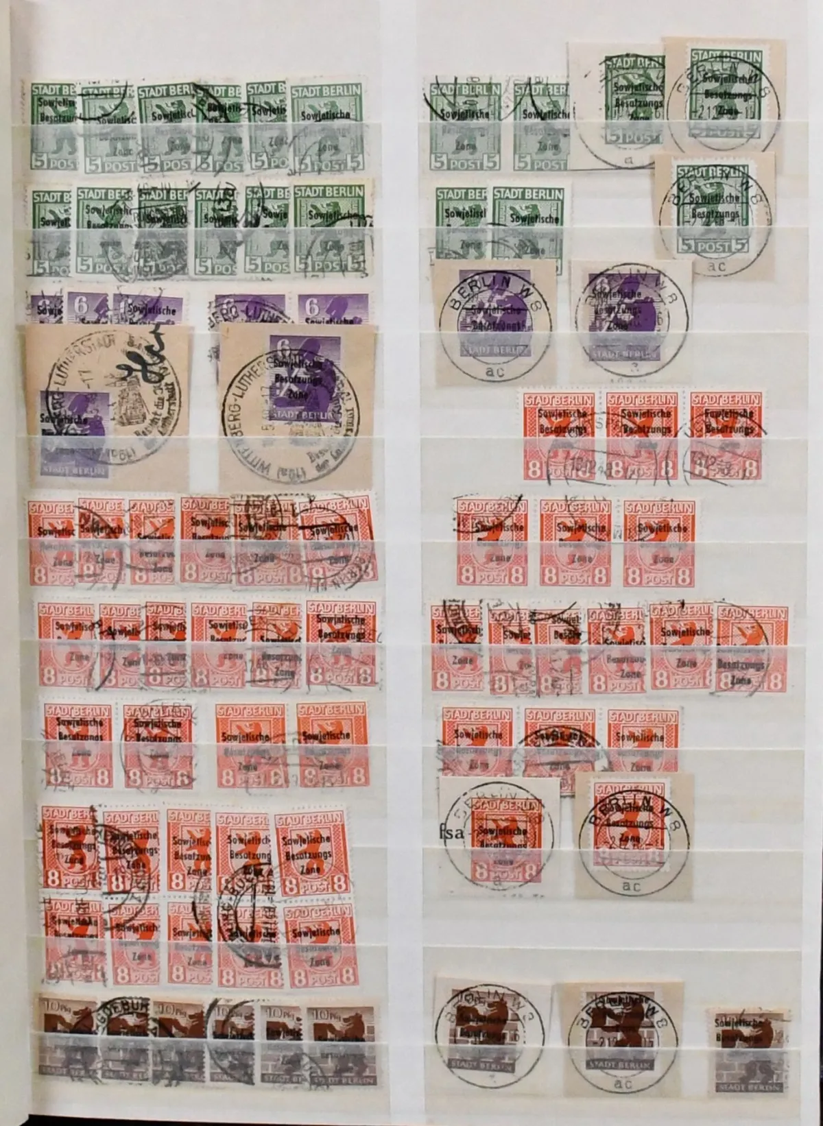 DDR, "bunter" Posten in zwei Alben, dabei gest. Pieck-Werte, Zusammendrucke, sowie etwa 350 postfr. und gest. Blöcke und Kleinbögen, inkl. Bl. 14 gest., KLB…