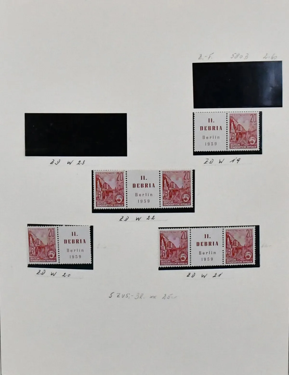 GDR, 1959/1990, composite blocks of special stamps, MNH and used collection, including many MNH composite blocks ex no. 1012/13 etc., in two ...