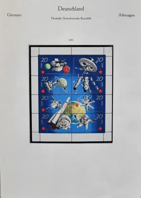 NDR, 1971/1990, kompletní sbírka neupotřebená v silném albu KABE. Mi. 1100,-