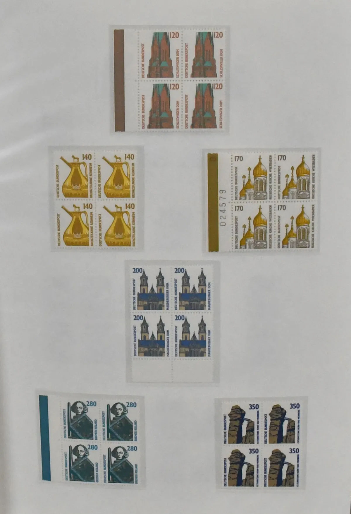 Bizone, Bund, 1945-2001, dicke Kladde mit umfangreicher, meist postfrischer Slg. ab Kontrollrat, Bizone mit AM-Post deutscher Druck, Arbeiter…