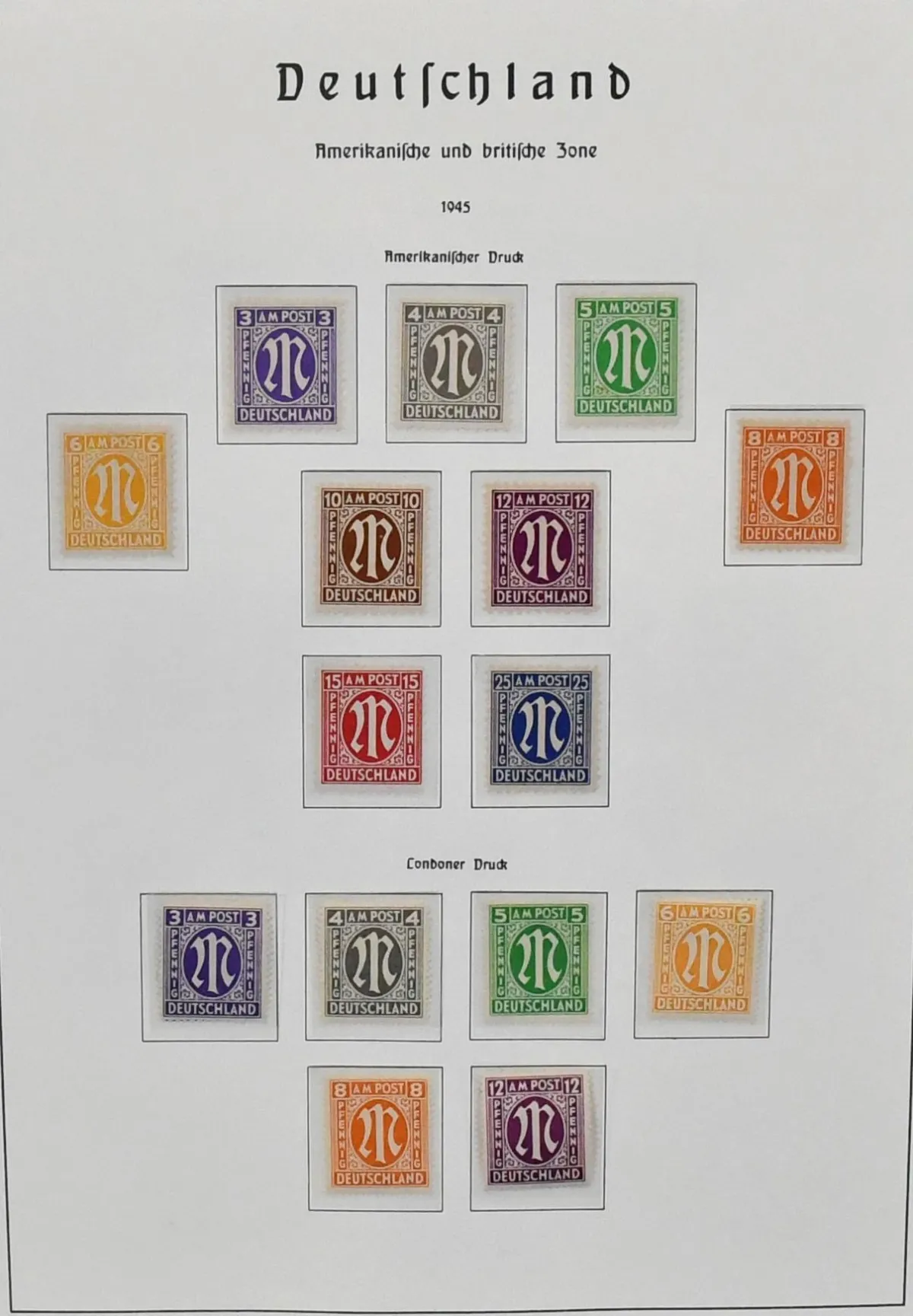 Bizone, except for the numeral band/net overprints (the included ones are fake and unvalued) complete coll., often mint never hinged, very few, e.g. no. 49IIb,…