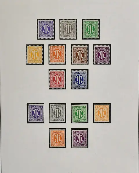 Bizone, postfr. Slg. ab Nr. 1/35, mit Nr. 36/51I/II inkl. Nr. 49I evtl. in b-Farbe (Mi. billigste Farbe schon 153,-), Bauten mit Nr. 87/97eg (Mi. 690,-), Bl.…