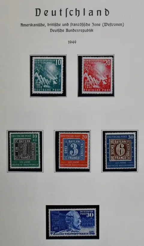 Bund, 1949-1974, postfr./gest., häufig doppelt gesammelte Partie mit vielen Anfängen, dabei Nr. 111/12, 113/15, 116VIII, 117/20, 121/22, 139/40, Heuss I, auch…