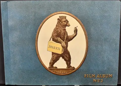 "Film-Album No. 3", Album z gwiazdami niemieckiego kina (prawdopodobnie połowa lat 30.), wyd. "Josetti"-Zigarettenfabrik, kompletny i w doskonałym stanie