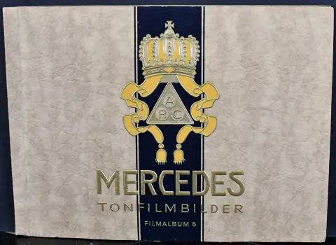 "Mercedes Tonfilmbilder" (Filmalbum 5 - Gwiazdy Metro Goldwyn Mayer), wyd. Batschari Cigarettenfabrik Baden-Baden, około połowy lat 30., kompletny i...