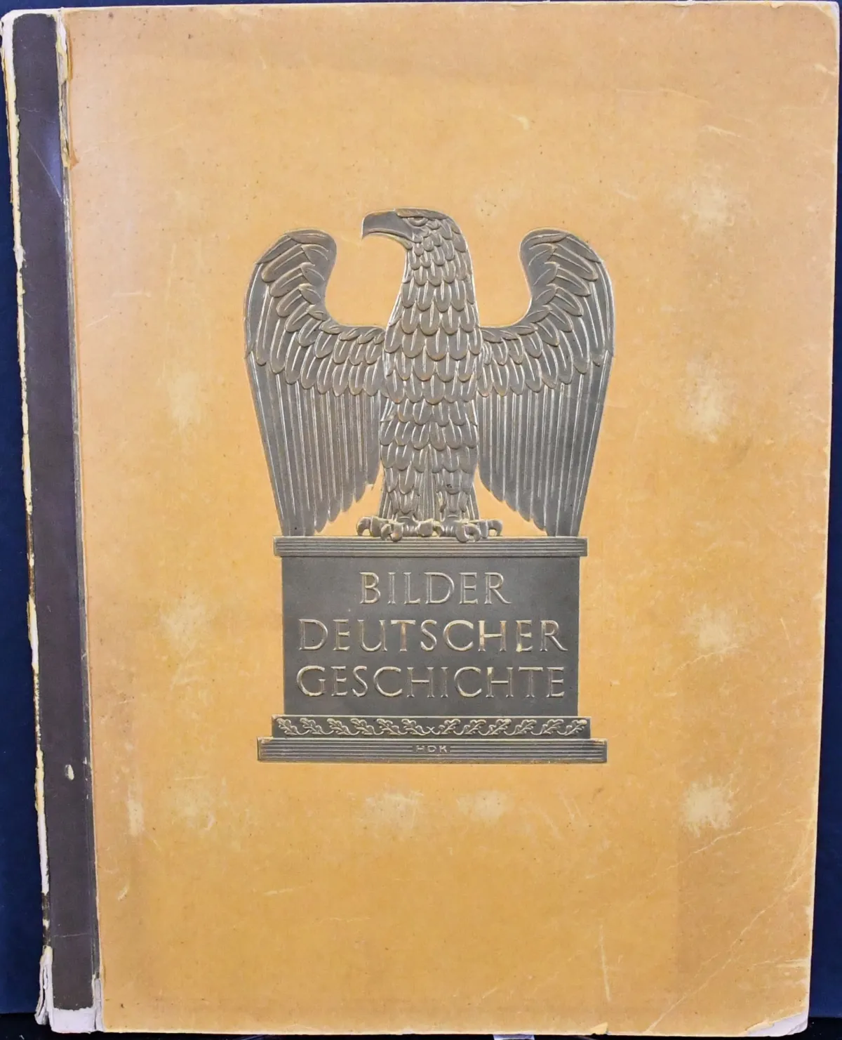 "Bilder Deutscher Geschichte", complete album in good condition, ed. Cigaretten-Bilderdienst Hamburg (Werk 12) from 1936, binding damage